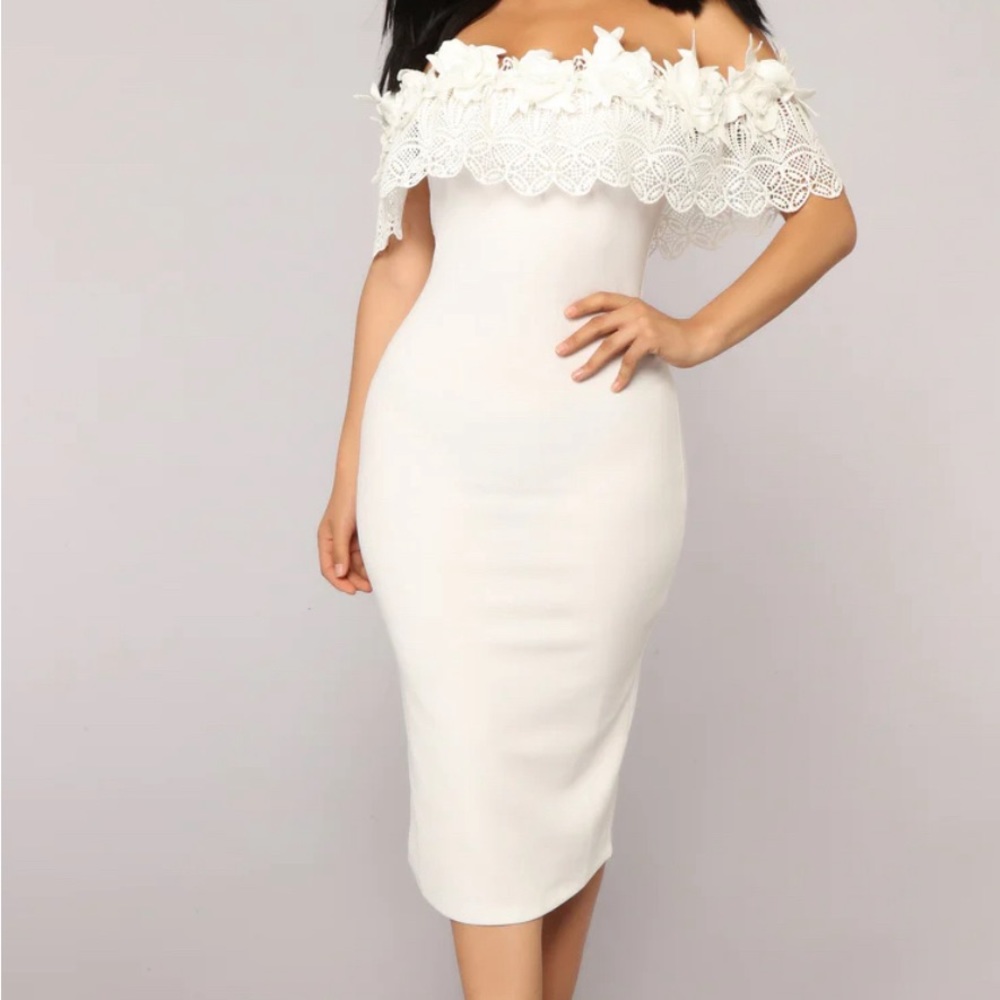 Fashion Nova White dress